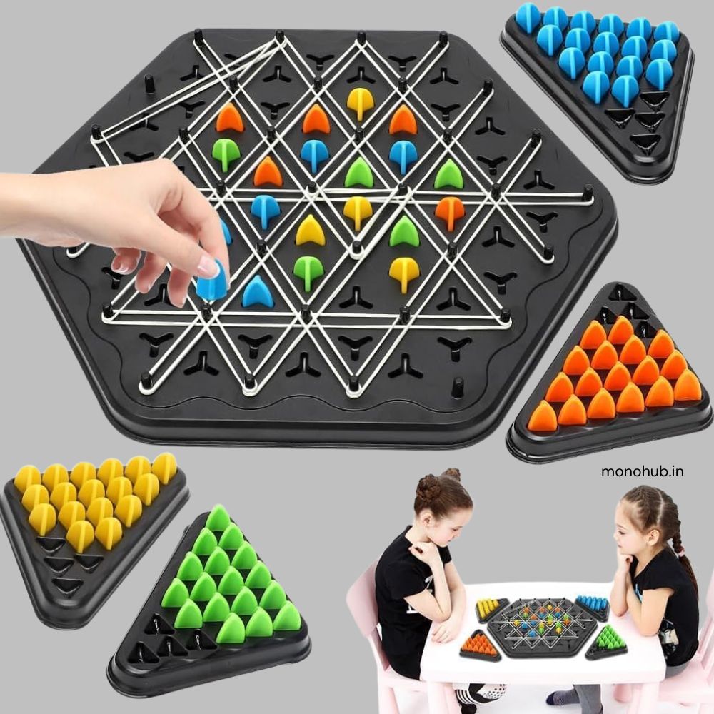 Chain Triangle Chess Game – Board Game for Kids & Adults