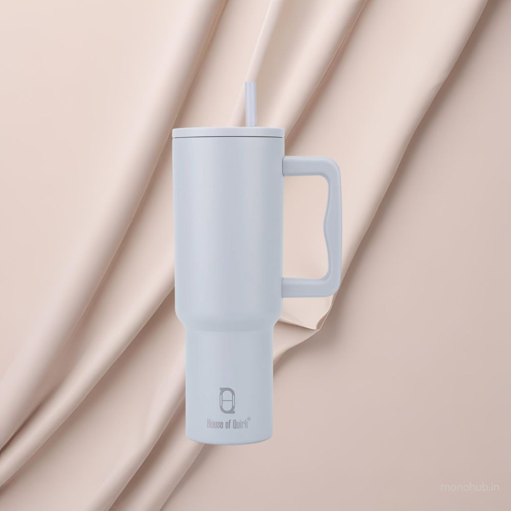 Multicolor Steel  Tumbler With Steel Straw – Double Wall Insulated