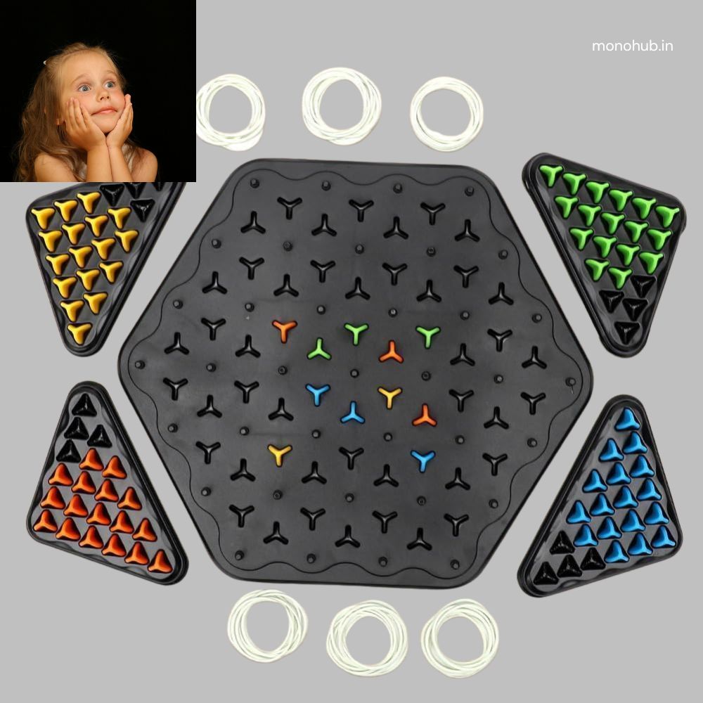 Chain Triangle Chess Game – Board Game for Kids & Adults