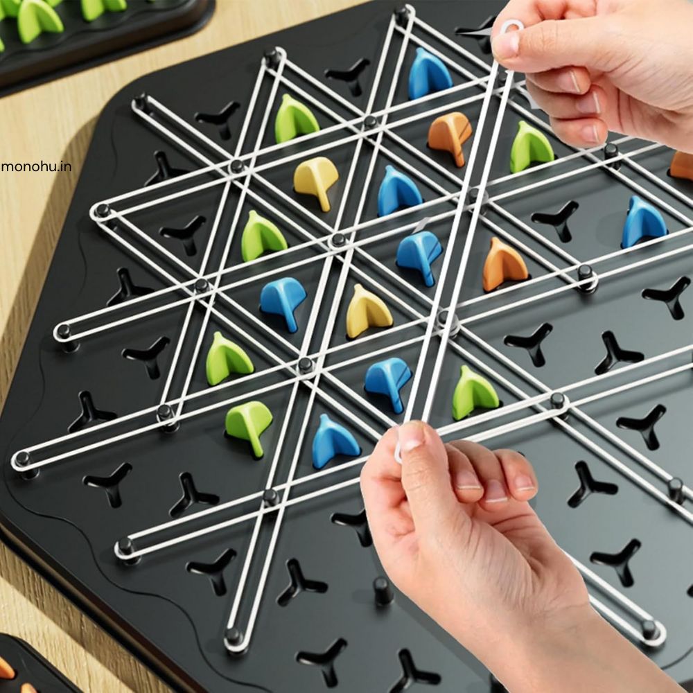 Chain Triangle Chess Game – Board Game for Kids & Adults