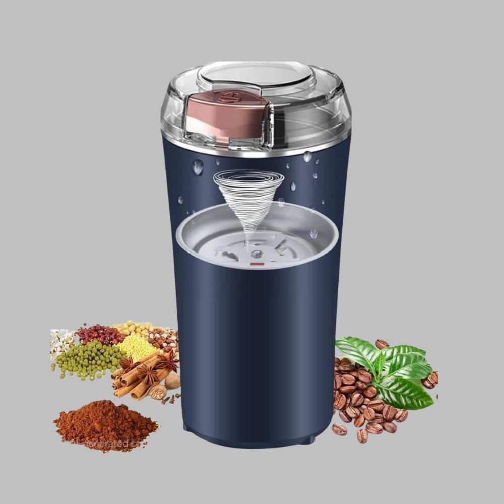 One-Touch Electric Spice Grinder –  Stainless Steel Blade