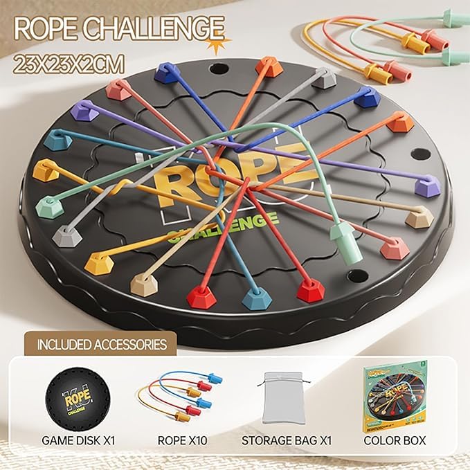 Rope Untangling  Game – Multi-Level Brain Challenge for Kids & Adults