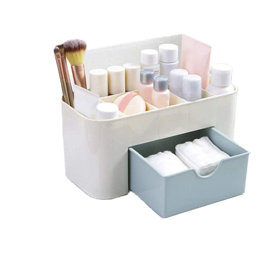 ClutterCure™ Multi-Use Desk & Makeup Organizer with Drawer