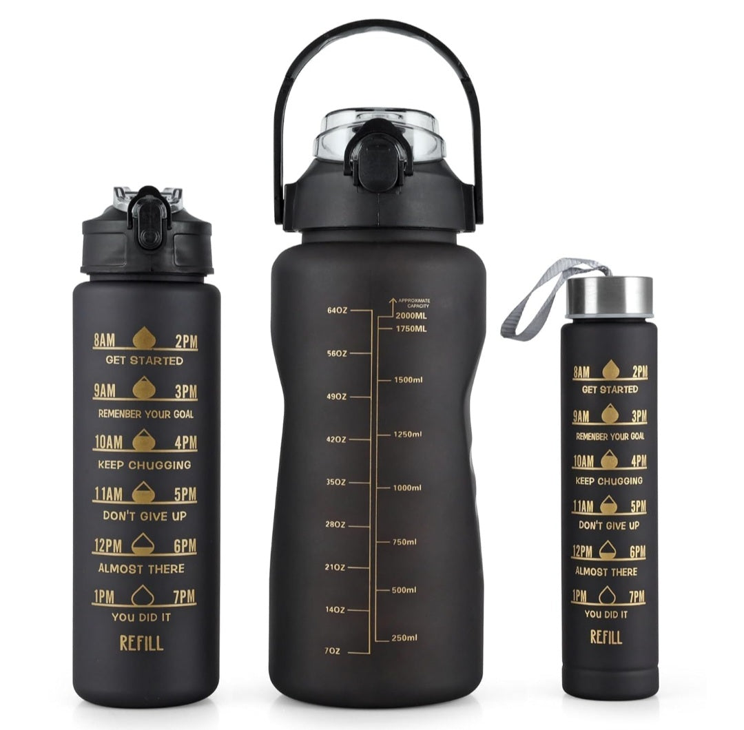 3-in-1 Fitness Bottle – combo set