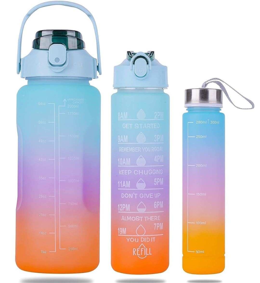 3-in-1 Fitness Bottle – combo set