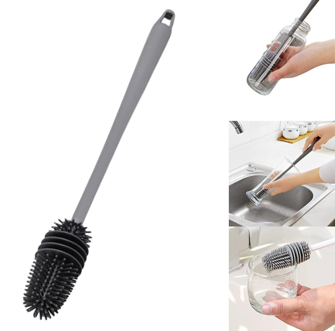 3-in-1 Motivational Water Bottle + Premium Bottle Cleaning Brush - Buy 2 @ Combo
