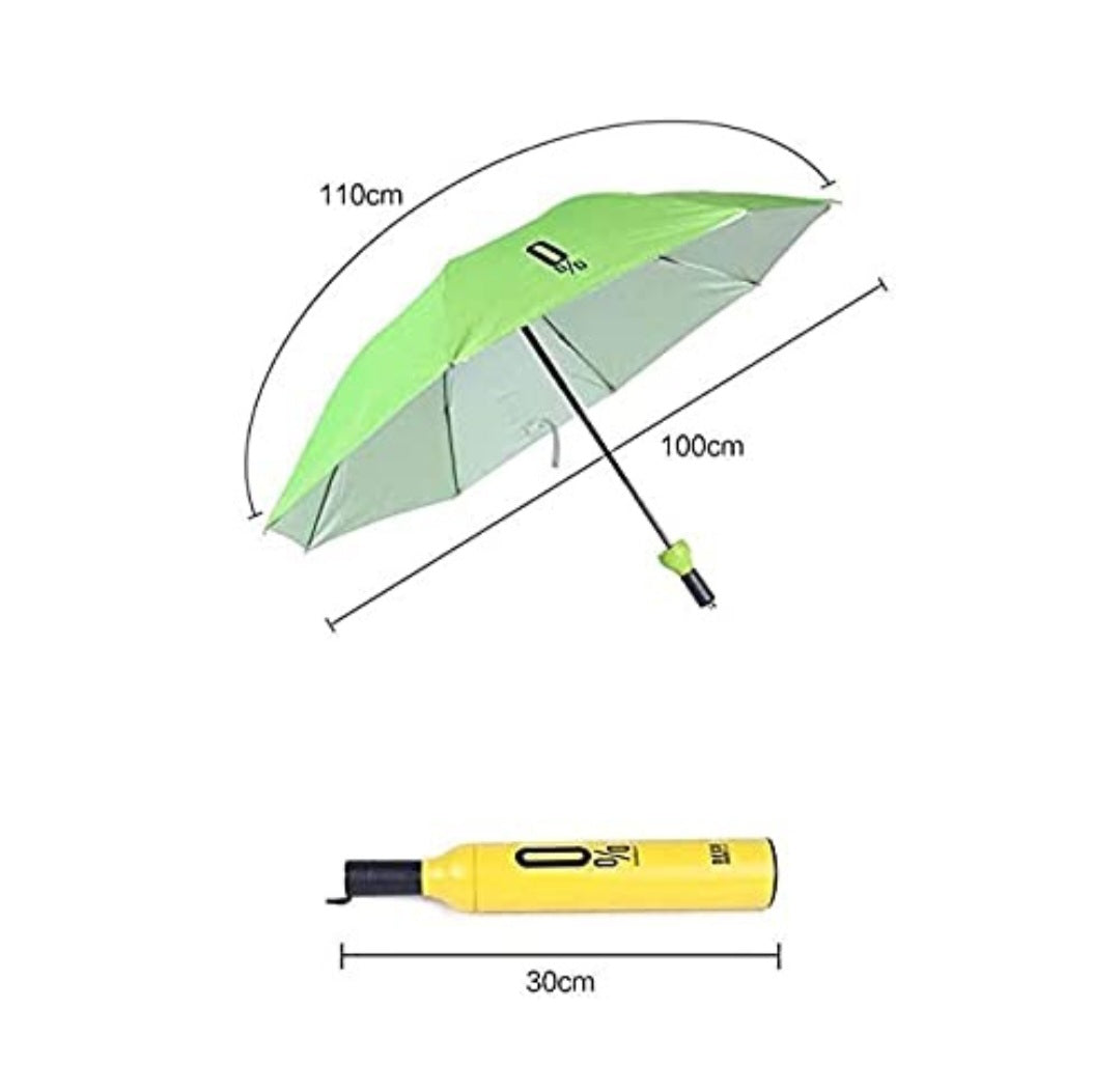 Compact Bottle Umbrella - Travel Friendly
