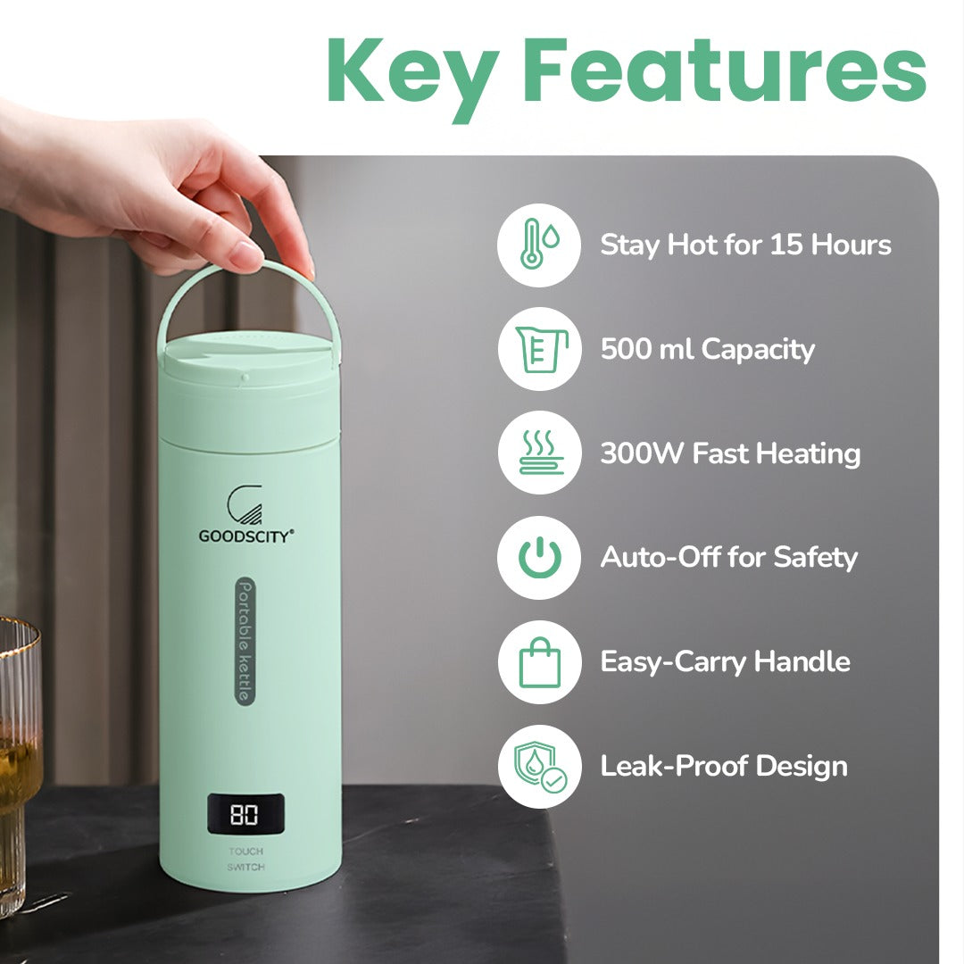Portable Bottle kettle - For Travel and Office