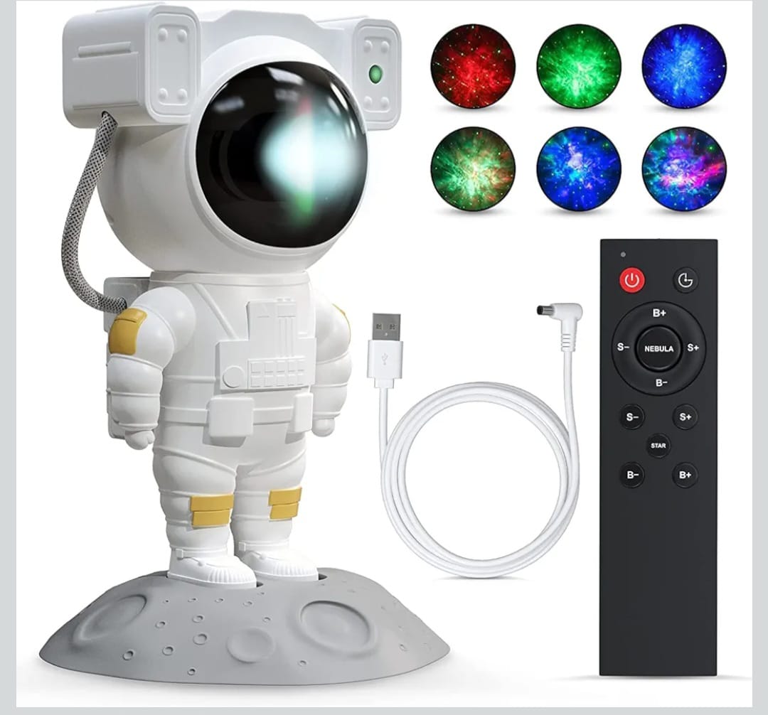 Astronaut Galaxy Projector Night Light – 360°
