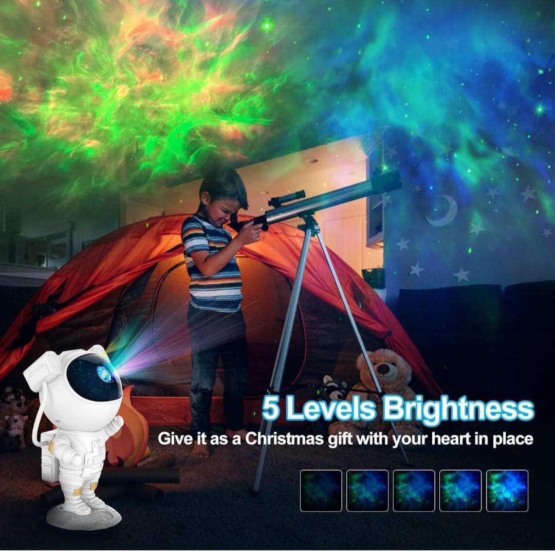 Astronaut Galaxy Projector Night Light – 360°