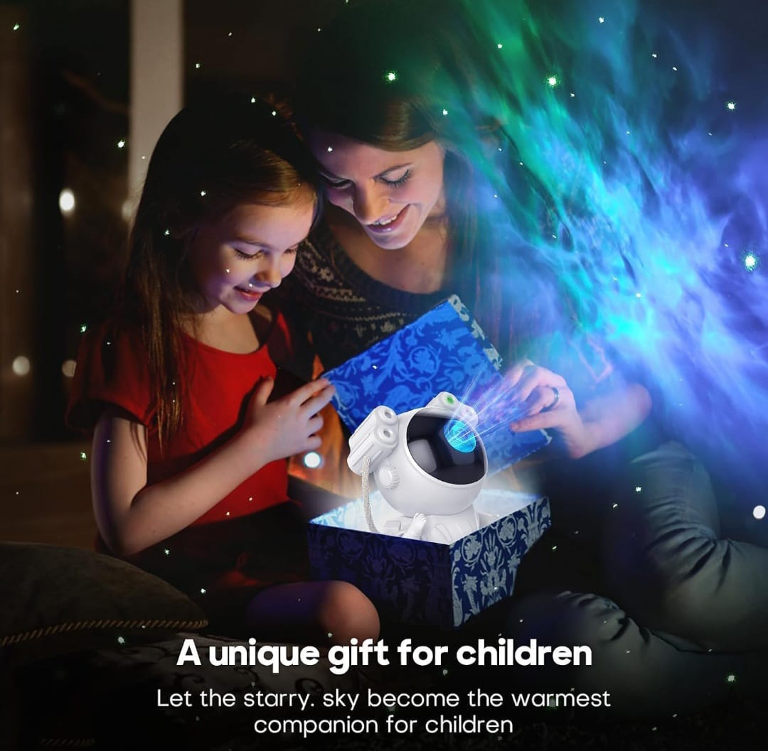 Astronaut Galaxy Projector Night Light – 360°