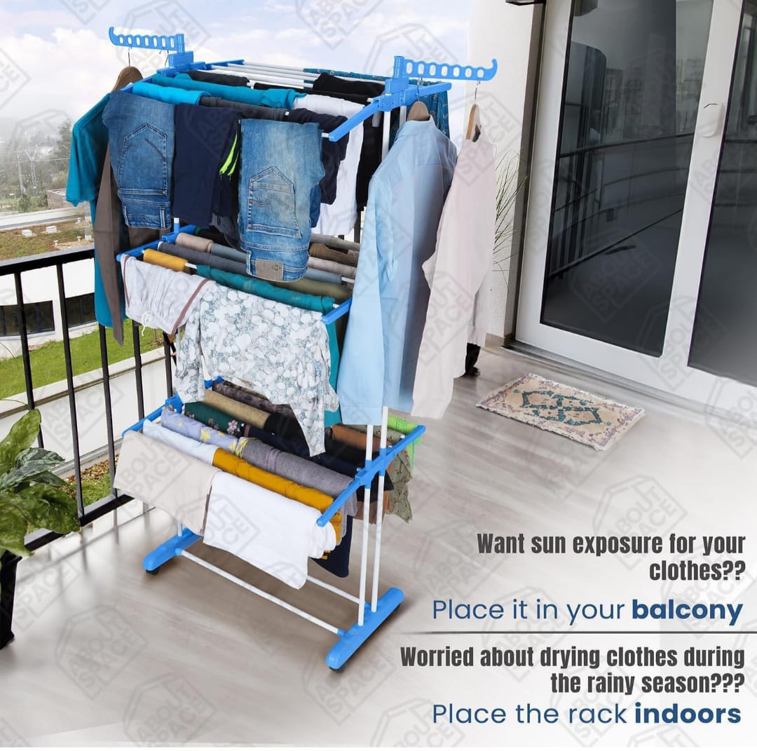 Stainless Steel Foldable Cloth Drying Stand