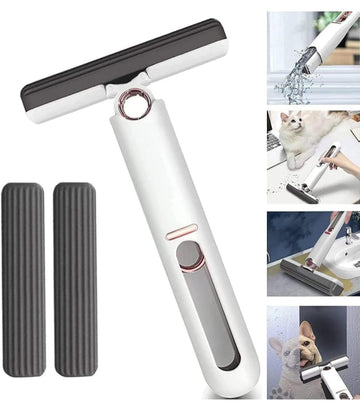 2-in-1 Mini Mop- with Self-Squeeze & Dual Sponge Technology
