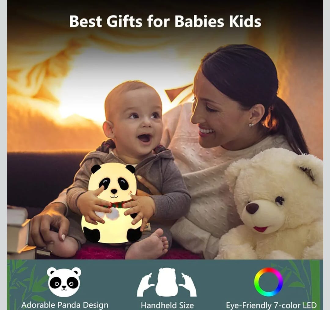 CuteGlow Panda Night Lamp